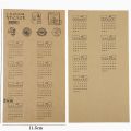 4 Sheets/set Handwritten Calendar Notebook
Calendar Sticker
Index Label Sticker
Kraft Paper
Organizer
Kawaii
Stationery
4 Sheets/set
High Quality
Useful. 