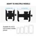 Aluminum alloy motorcycle bike Phone Holder 360° adjustable Moto bicycle handlebar mobile phone support Mount for 4.5-6.5 inch cellphone. 