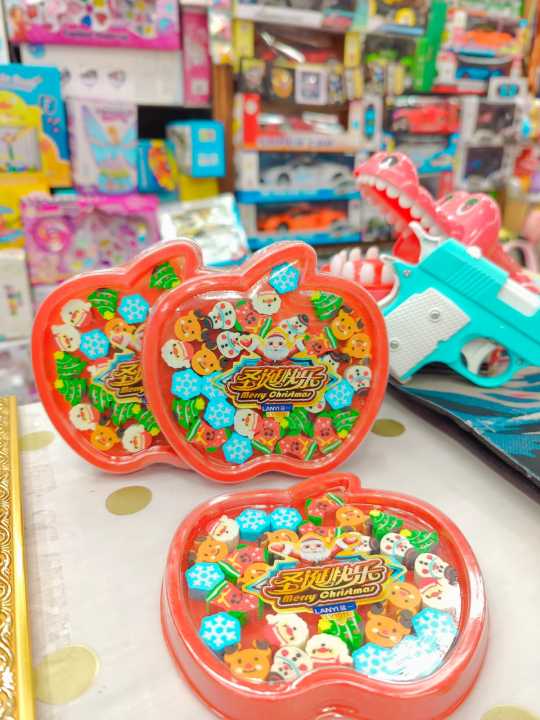 30 Pcs Set Cute Design  Color  Eraser Multi Vibrant Erasers for School, Office & Art Supplies