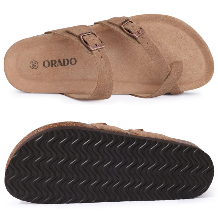 Comwarm%20Classic%20Cork%20Sandals%20For%20Women%20Fashion%20Thick%20Soles%20Beach%20Sandals%20Cozy%20Casual%20House%20Flats%20Slippers%20With%20Adjustable%20Buckle%20-%20Image%205