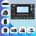 Car Bluetooth MP3 Decoder Board LCD Display MP3 Audio Module Speaker Support FM Radio AUX USB Decoding MP3 Player.