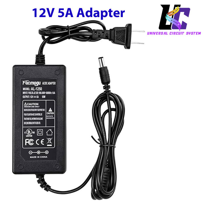 Facmogu%2060W%2012V%205A%20AC/DC%20Power%20Adapter,%20100-240V%20AC%20to%20DC%2012V%205A%20Power%20Suppy,%2012%20Volts%205%20Amps%20AC%20DC%20Table%20Top%20Adapter,%2060%20Watts%2012V%205A%20Switching%20Power%20Adaptor%20Converter,%205.5x2.5mm%20&%205.5x2.1mm%20DC%20Plug%20-%20Image%202