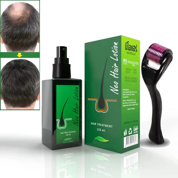 Neo Hair Lotion Plus 1mm Derma Roller For Advanced Hair Growth 120ml (Thailand)