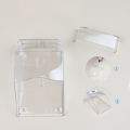 Waterproof Transparent Waterproof Door Bell Cover for Wireless Doorbell Home Door Bell Chime - Transparent. 