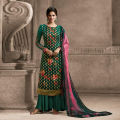 Georgette-Digital-Print-With-Embroidery-Salwar-Suit. 