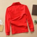 Jargazol Boys Polo Shirts Long Sleeve Tops Embroidery Pure Teenagers Children Clothes 3-15 Years Kids Outfits Holiday Shirt.