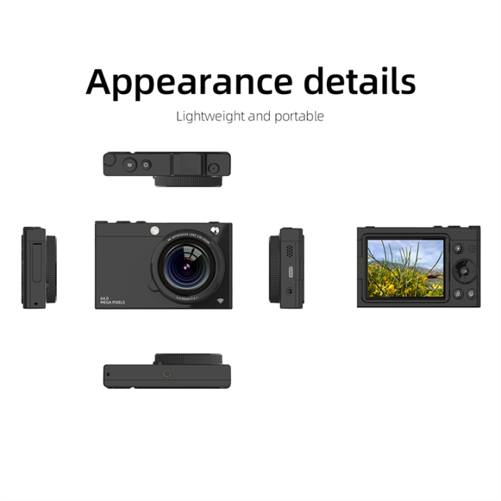 HD%20CCD%20Digital%20Camera%204K%20Autofocus%20LENS%2064MP%20Digital%20Video%20Camera%2028X%20Zoom%20Compact%20Point%20and%20Beauty%20Camera%20Black%20-%20Image%2010