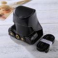 (Not a Camera) Full Body Camera PU Leather Case Bag with Strap for FUJIFILM XT10 / XT20. 