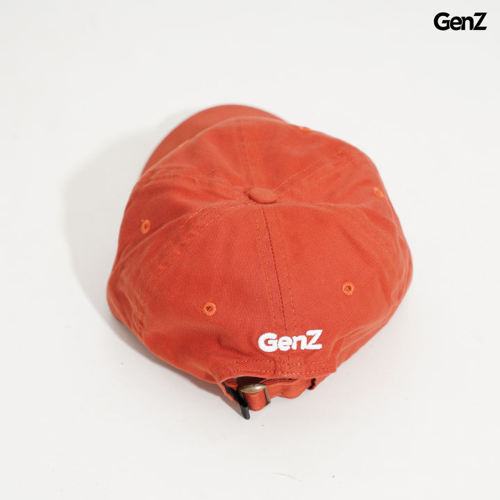 GenZ%20Premium%20Twill%20Cap%20for%20men%20-%20Front%20Embroidery%20NY%20-%20Back%20Embroidery%20Brand%20Logo%20-%20Adjustable%20Size%20with%20Metal%20Free%20D%20Ring%20-%20Brick%20Red%20Color%20-%20Image%202