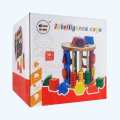 Educational Wooden Toy Intelligence Cage Shape & Color recognition.