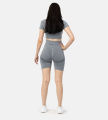 Leafletic Women’s Seamless Activewear Set | Ultra Comfort Gym Wear for Women | Workout Outfit & Shorts with Top | Two-Piece Sportswear | Yoga & Training Outfit.