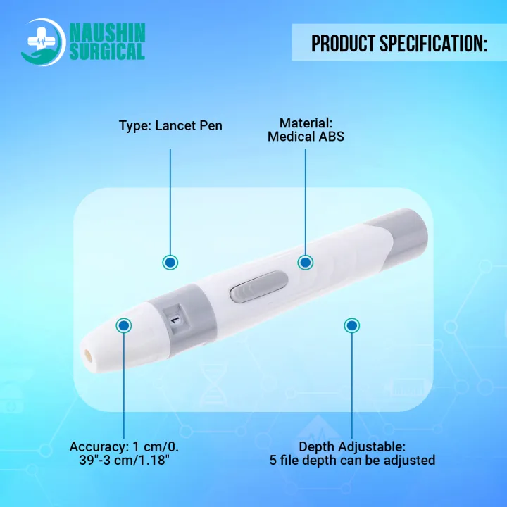 Lancet%20Pen%20Lancing%20Device%20For%20Diabetics%20Blood%20Collect%205%20Adjustable%20Depth%20Blood%20Sampling%20Glucose%20Test%20Pen%20-%20Image%202