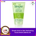 Simple Kind to Skin Refreshing Facial Wash 150ml UK. 