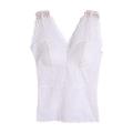 Fashion Camisole Top Thin Women Bralette No Steel Hoop Push Up Crochet Lace Bra Camisole. 
