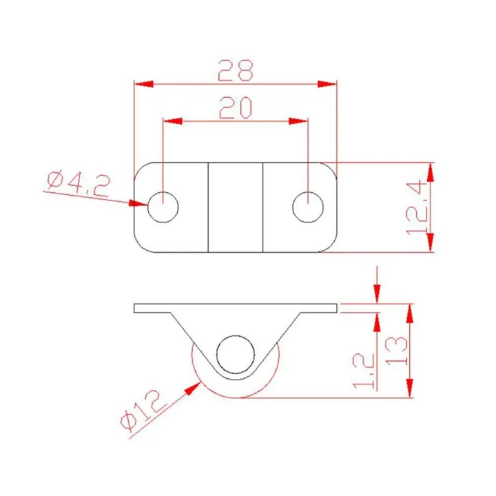 4Pcs%200.5inch%20Furniture%20Straight%20Wheel%20Directional%20Casters%20Drawer%20Tray%20Accessories%20Trash%20Can%20Storage%20Box%20Laundry%20Basket%20Caster%20-%20Image%206
