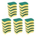 150Pcs Multi-Purpose Double-Faced Sponge Scouring Pads Dish Washing Scrub Sponge Stains Removing Cleaning Scrubber Brush.