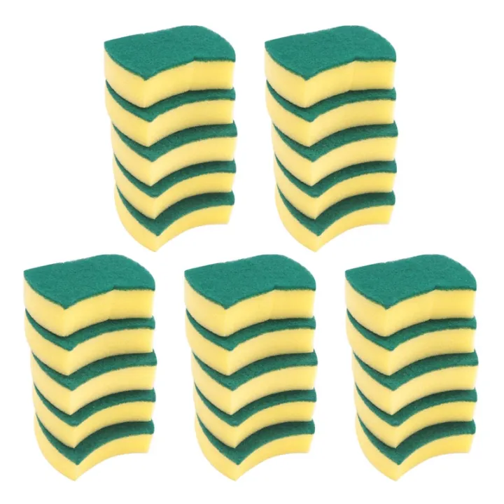 150Pcs%20Multi-Purpose%20Double-Faced%20Sponge%20Scouring%20Pads%20Dish%20Washing%20Scrub%20Sponge%20Stains%20Removing%20Cleaning%20Scrubber%20Brush%20-%20Image%204