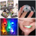 Glowing Braces LED Toy Glitter Teeth Bar Masquerade Ball Transparent Luminous Tooth Lamp Guard Piece Glow Party Supplies. 