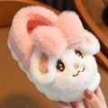 Baby Toddler Winter Slippers Children Cute Cartoon Rabbit Home Slipper Kids Indoor Warm Plush Slides Child Floor Shoes for Girls. 