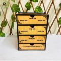 "Wooden Medicine Storage Box – First Aid Organizer Case for Home & Office".