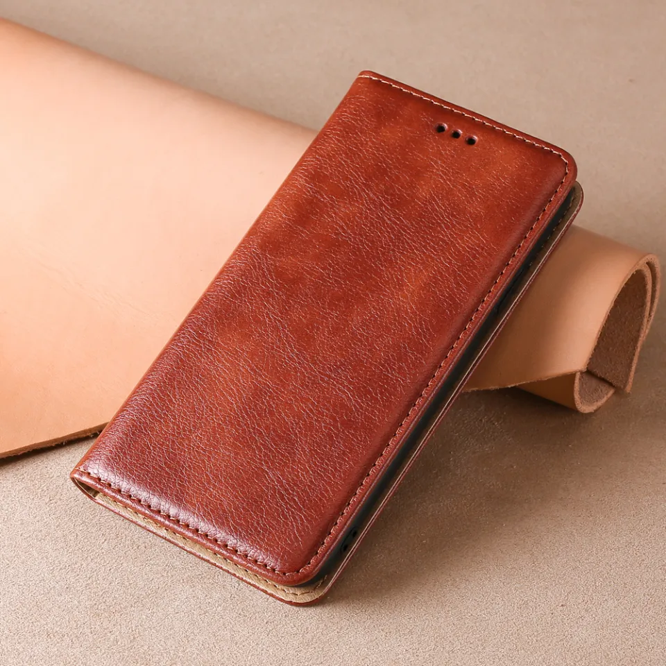 Magnetic Book-Style Wallet Case For OnePlus Nord N100 - Black Eco-Leather Flip Cover With Card Slots