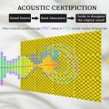 TOUO Soundproofing Foam Panels 6/12/24 Pcs Mushroom Wedge Tiles Acoustic Padding Noise Insulation For Home Studio. 
