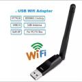 USB WiFi adapter antenna for computer and laptop portable connector.