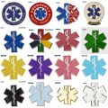 Colorful Star of Life Nursing Ambulance Lapel Pin Badge Pin EMT EMS Blue Enamel Pins Brooch Badges XY0573. 