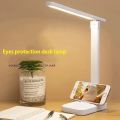 Foldable Table Lamp Led Desk Lamp 3 Type Stepless Dimmable Touch Bedside Reading Eye Protection Night Light USB Chargeable. 