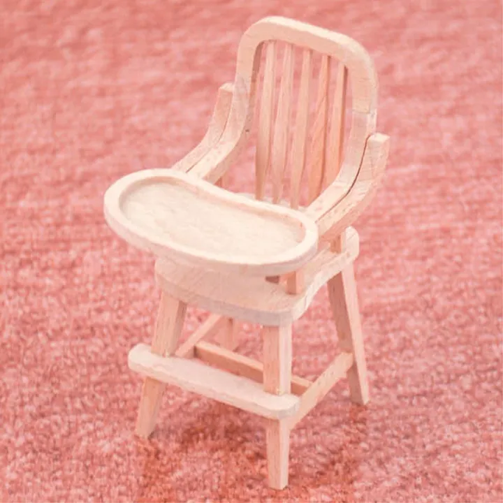 1Pc%201:12%20Dollhouse%20Miniature%20Chair%20Baby%20Seat%20Dining%20Chair%20Furniture%20Model%20Decor%20Toy%20-%20Image%202
