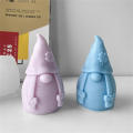 Dwarf Candle Mould Decorative Easy to use Versatile Clover Faceless Old Man Silicone Mould Flexible DIY Plaster Diffuser Stone Mould for Home decoration Arts and crafts DIY projects. 