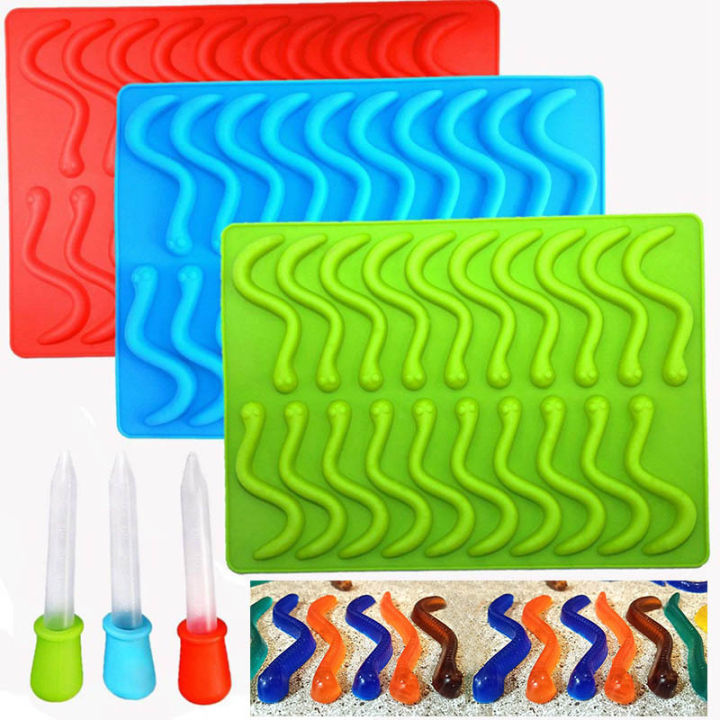 20PCS%20Creative%20Holes%20DIY%20Silicone%20Gummy%20Snake%20Worms%20Chocolate%20Mold%20Sugar%20Candy%20Jelly%20Molds%20Ice%20Tube%20Tray%20Mold%20Cake%20Decor%20Tools%20Conbo%20-%20Image%202