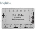✿Luc-COD Hot Fritz Ruler Guitar String Action Gauge Ruler String Pitch Ruler Card Luthier Tool.
