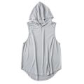 Men Gym Clothing Bodybuilding Stringer Hoodie Men's Tanks Tops Muscle Hooded Fitness Shirt Vest Solid Sleeveless Sportswear. 