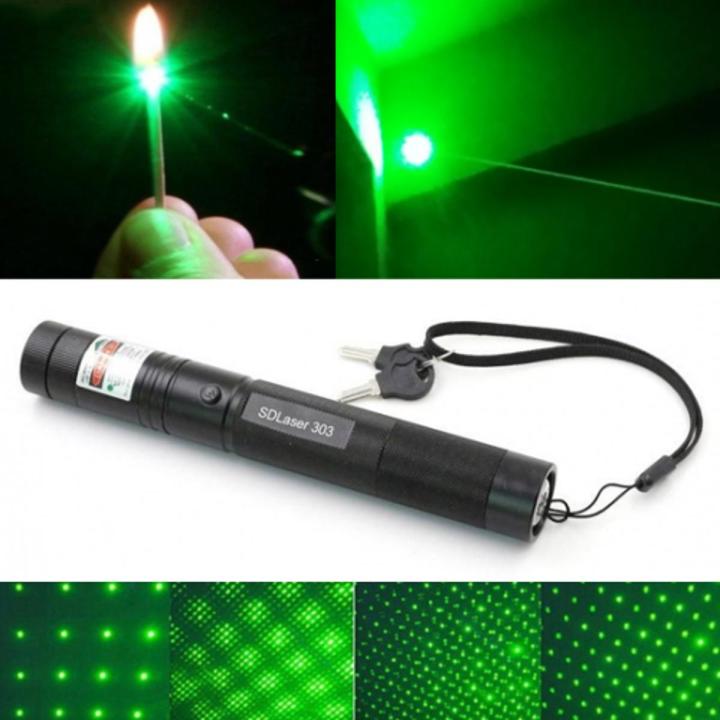 Rechargeable Laser Pointer YL-Laser With Battery+Charger+Pattern Cap