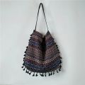 New Vintage Bohemian Fringe Shoulder Bag Women Tassel Boho Hippie Gypsy Fringed Women's Handbags Open Bag Bags.