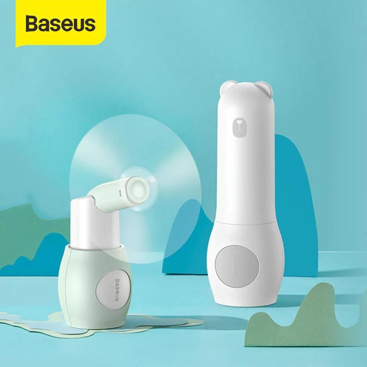 Baseus Portable USB Cooling Mini Fan Rechargeable 2 Speed USB Hand Fan