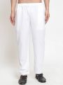 Non-stitch regular/loose fit pajama for men-white & black. 