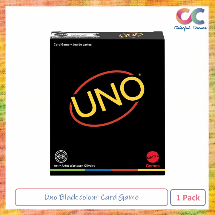 Uno Black colour Card Game 1 Pack