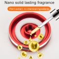 TOHAYIE New Solar Car Perfume Creative Interstellar Rotation Aromatherapy  Car Decorations Personalized Creative Decorations Air Fres (Black). 