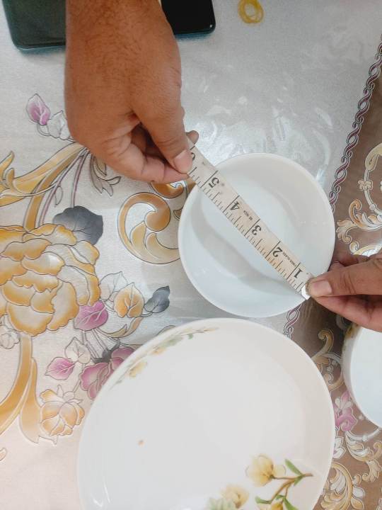 Ceramic%207%20Pcs%20Deep%20Curry%20Bowl%20Or%20Snack%20Bowl%20Set.%20Soup%20Bowl,%20Rejala%20Bowl%20Set,%20Gift%20And%20Home%20Decoration%20-%206%20Pcs%20Ceramic%20Curry%20Bowl/Bati%20Off%20White%20With%20Print.%20-%20Image%208