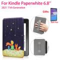 Cover For Kindle Paperwhite 11th Generation 6.8 2021 Signature Edition Shell Smart Case with Auto Wakeup+screen protector. 