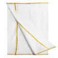 white colour lungi for men 100% cotton. 