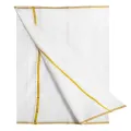 Trendsetter -Upscale Living -white colour MTM lungi for men 100% cotton,lungi,- Inventive Choice Preferble - Low Hassle and Maintanance.