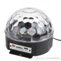 6 Color LED Remote Control Music Magic Ball Effect Disco DJ Light with MP3 Function. 