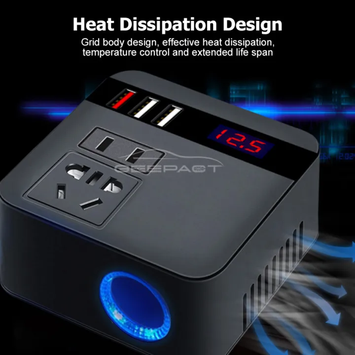 Geepact%20Car%20Inverter%20A/C%2012V/24V%20to%20D/C%20110V/220V%20Digital%20Display%20Car%20Power%20Adapter%20Auto%20Converter%20QC3.0%20Fast%20Charging%20Inverter%20Multi-Protection%20Car%20Charger%20Adapter%20Car%20D/C%20Power%20Home%20A/C%20Power%20Converter%20-%20Image%209