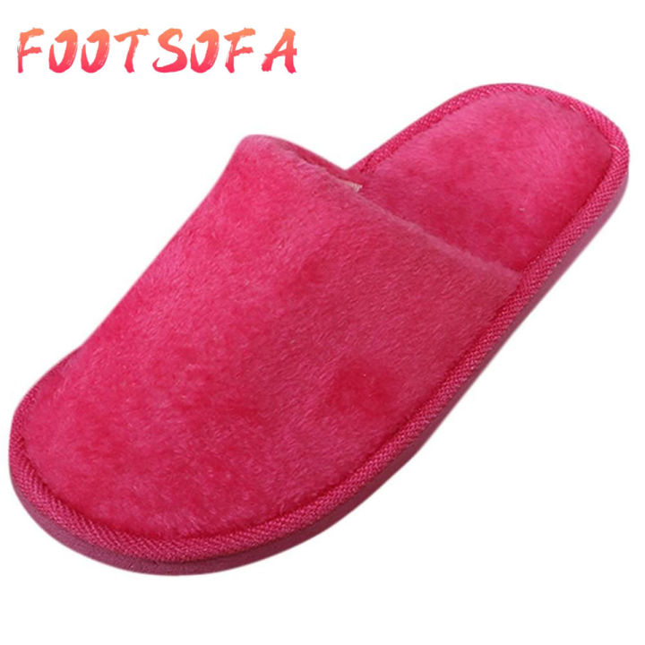 Korean Style Women Sandals Lady Shoes Women Warm Home Plush Soft Slippers IndoorsAnti-slip Winter Floor Bedroom Shoes Wedge Sandals female shoes women shoes