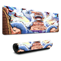 Pad Gamer Keyboard Desktop Mouse Pad Ruler Luffy Mouse Pad New Anime One Piece Gear-5 L-Rubber Mouse Durable Inch Gaming Keyboard Pad. 