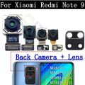 Rear Camera Flex Cable For Xiaomi Redmi Note 9 Note9 Front Selfie Small Facing Main Back Camera Glass Lens Spare Parts. 