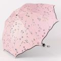 Floral ANTI-UV Foldable Umbrella Rain Women Mini Flower Umbrella For Women Windproof Ultralight Umbrellas Female YS716.